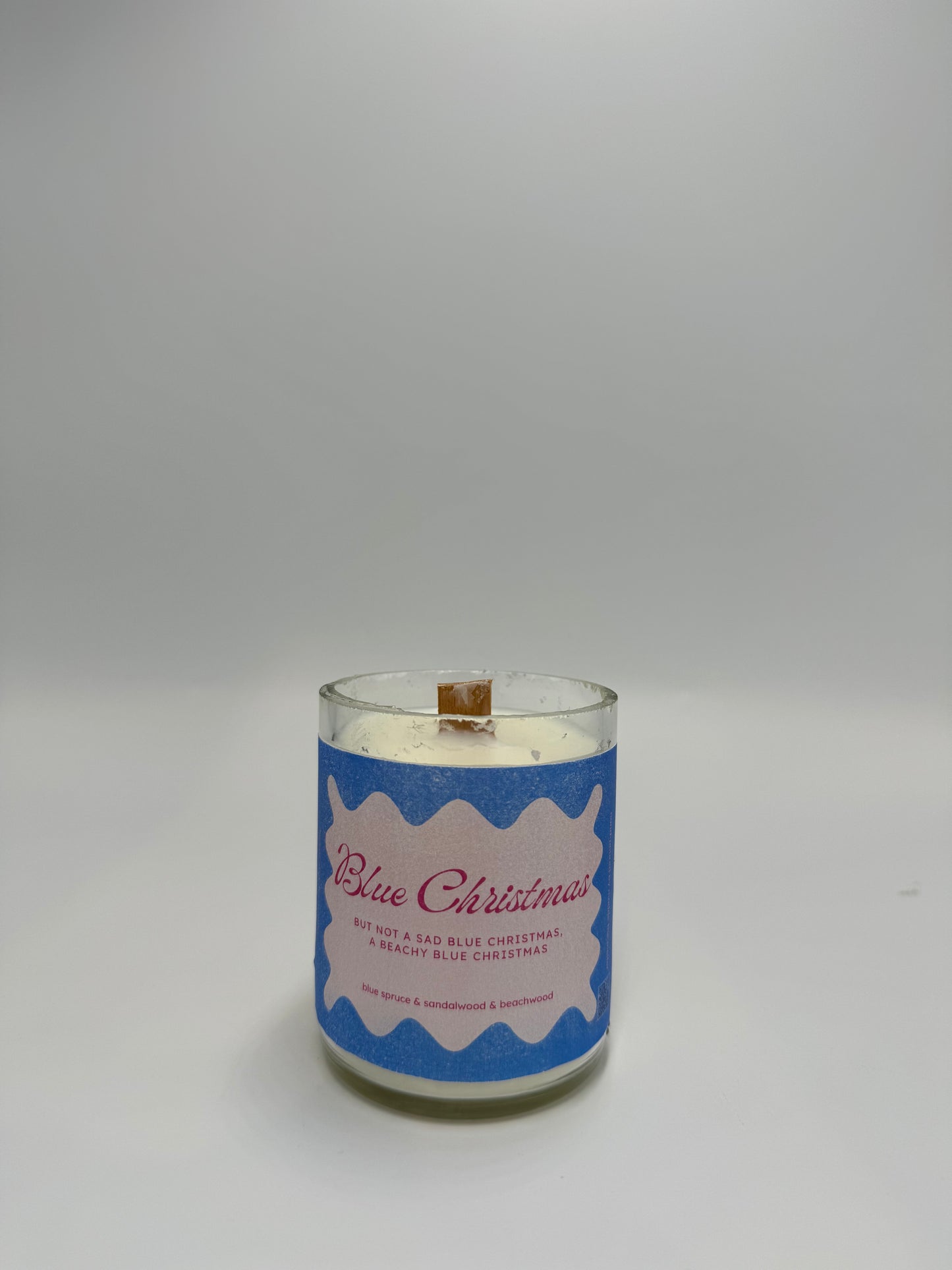 Blue Christmas - Blue Spruce & Sandalwood & Beachwood Soy Wax Candle