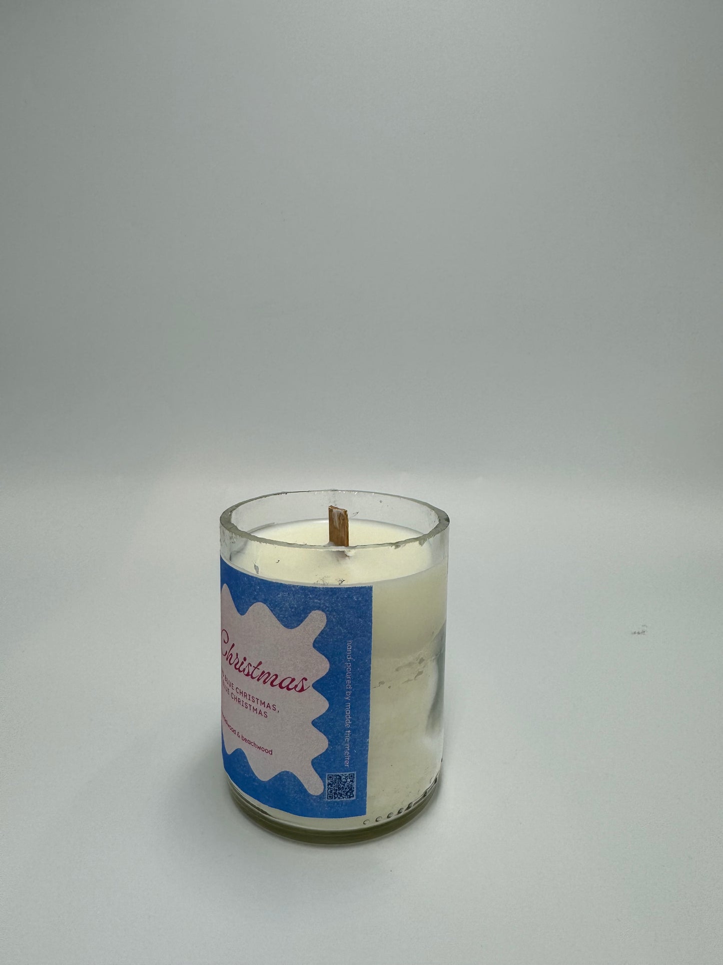 Blue Christmas - Blue Spruce & Sandalwood & Beachwood Soy Wax Candle