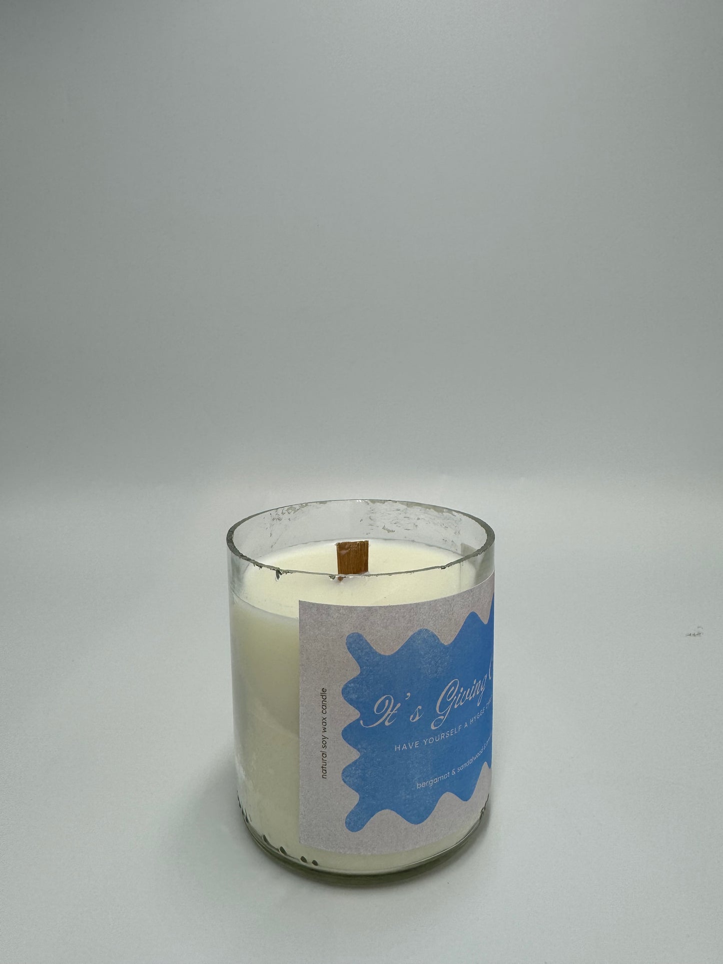 It's Giving Cozy - Bergamot Sandalwood & Amyris Soy Wax Candle