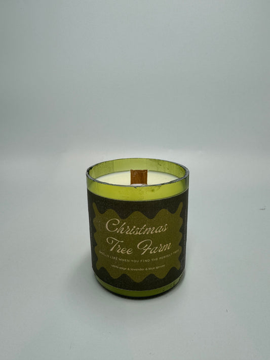 Christmas Tree Farm - White Sage Lavender and Blue Spruce Soy Wax Candle